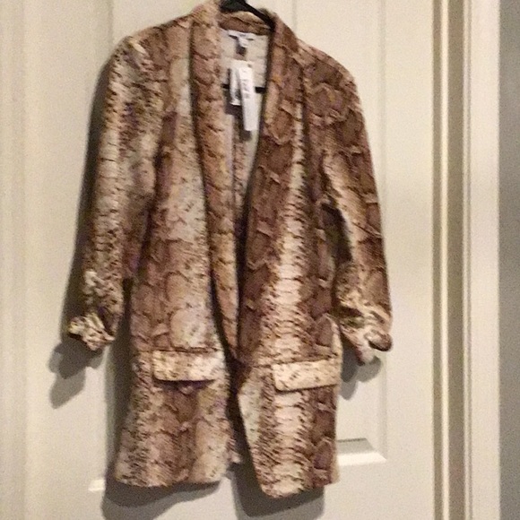 Snakeskin Print Blazer-New with tag - Picture 2 of 10